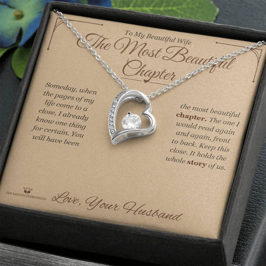 The Most Beautiful Chapter - Forever Love Necklace for Wife