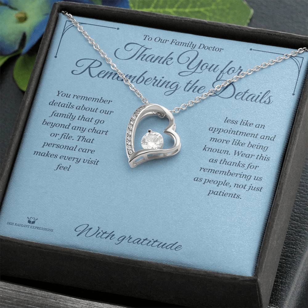 Personalized Forever Love Necklace for doctor