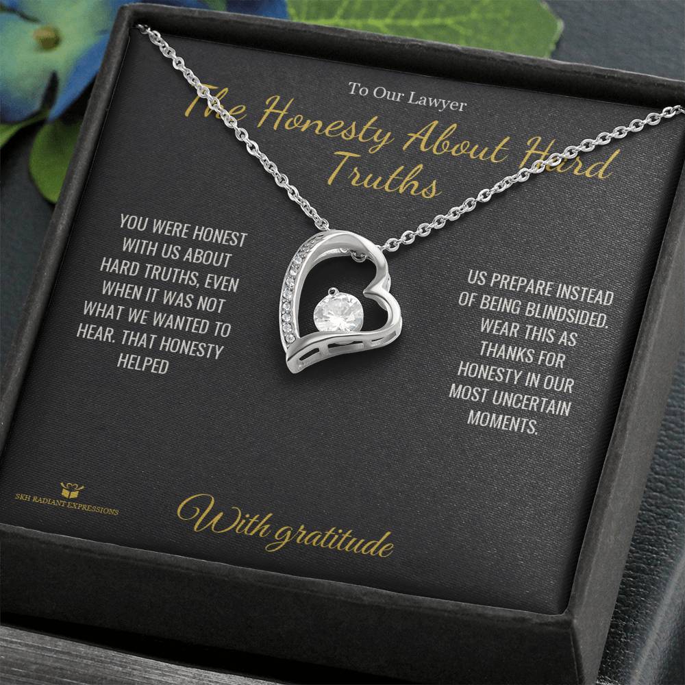 Personalized Forever Love Necklace for lawyer