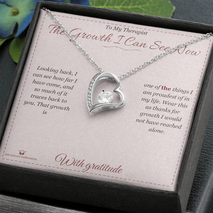 Personalized Forever Love Necklace for therapist
