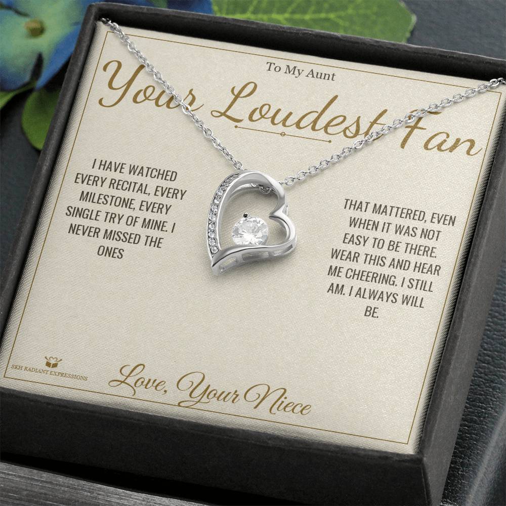 Personalized Forever Love Necklace for aunt