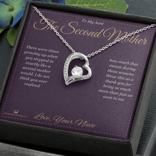 The Second Mother - Forever Love Necklace for Aunt