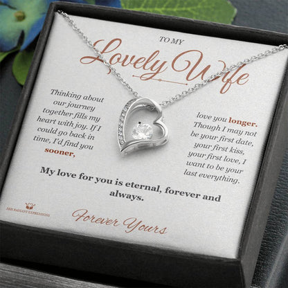 Personalized Forever Love Necklace for wife
