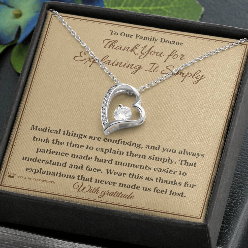 Personalized Forever Love Necklace for doctor