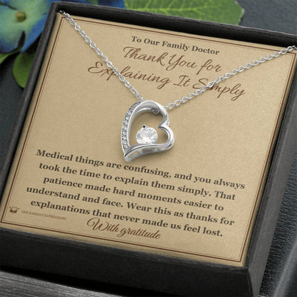 Personalized Forever Love Necklace for doctor