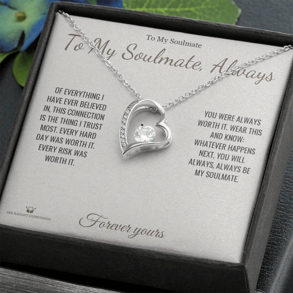 Add a name to this Forever Love Necklace - gift for soulmate