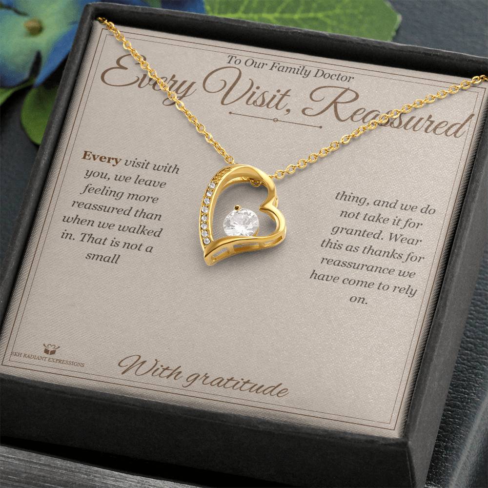 Every Visit, Reassured - Forever Love Necklace for Doctor