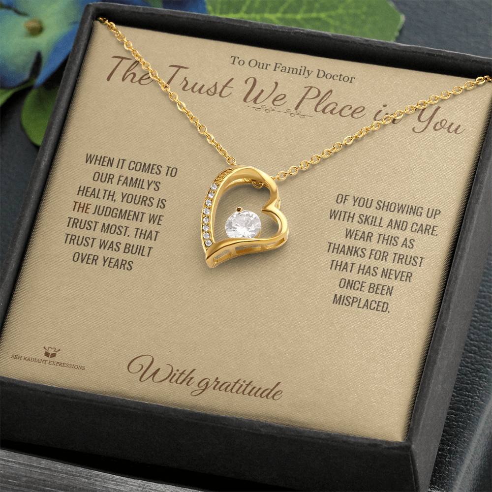 The Trust We Place in You - Forever Love Necklace for Doctor