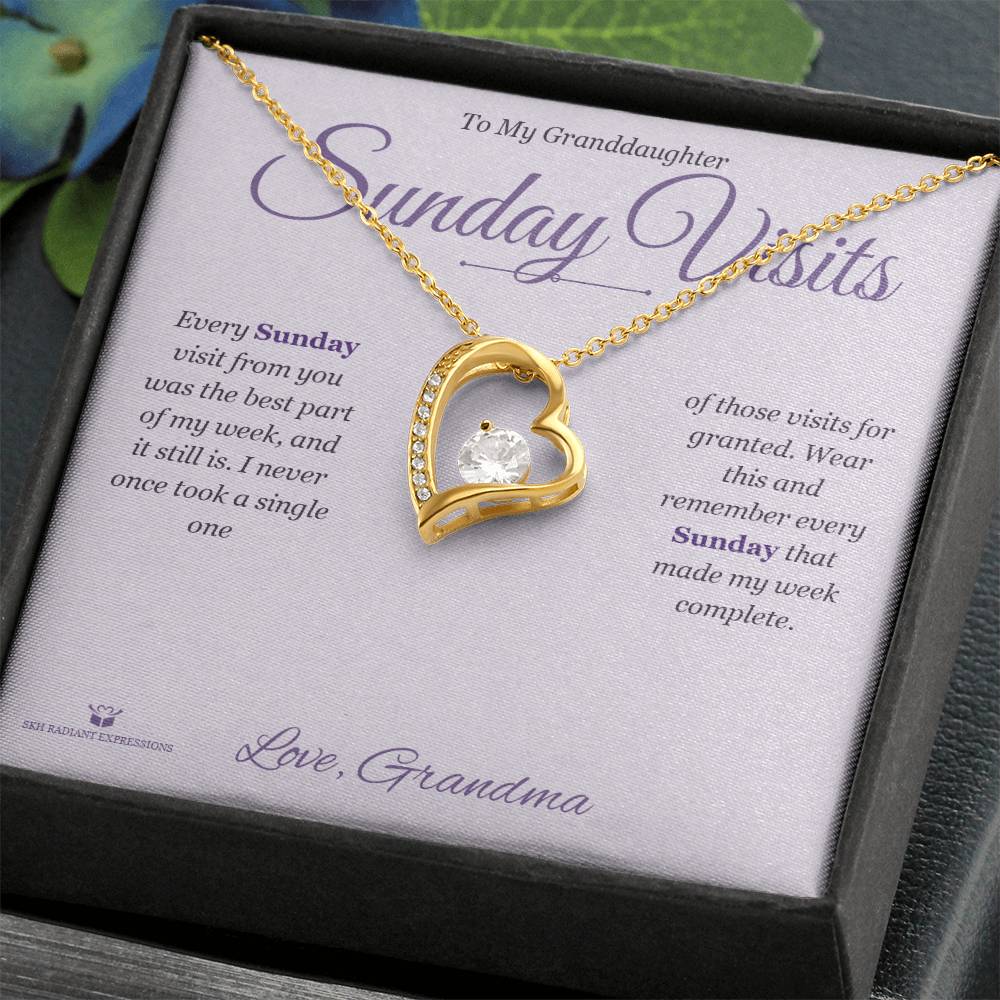 Sunday Visits - Forever Love Necklace for Granddaughter