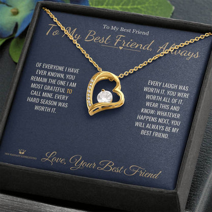 Why a forever love necklace makes a meaningful gift for best friend