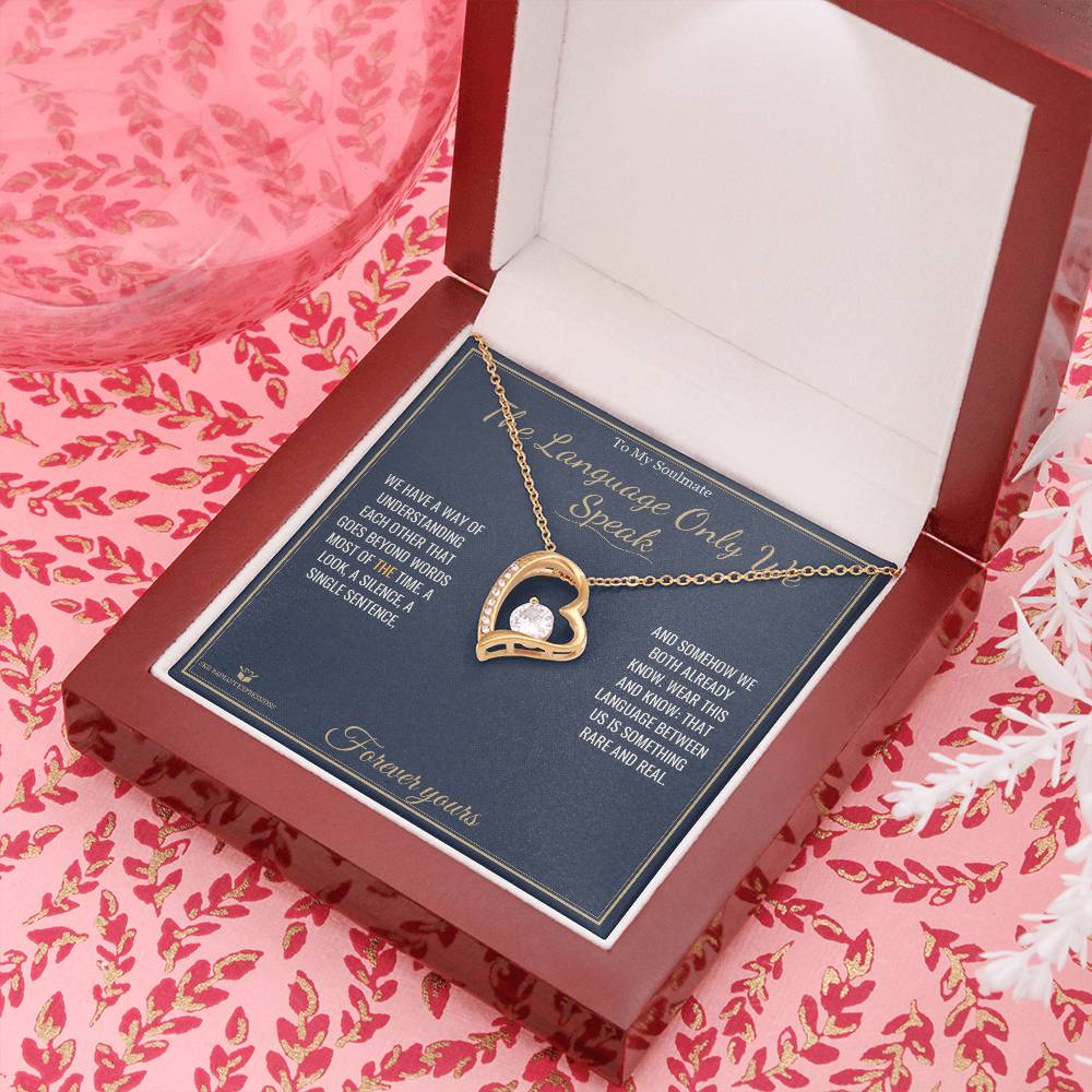 The Language Only We Speak - Forever Love Necklace for Soulmate