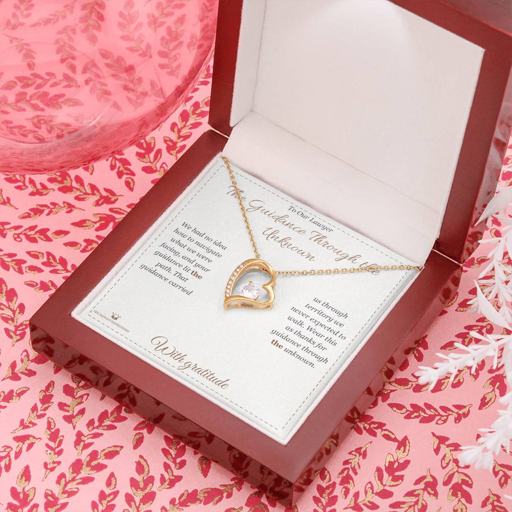 The Guidance Through the Unknown - Forever Love Necklace for Lawyer