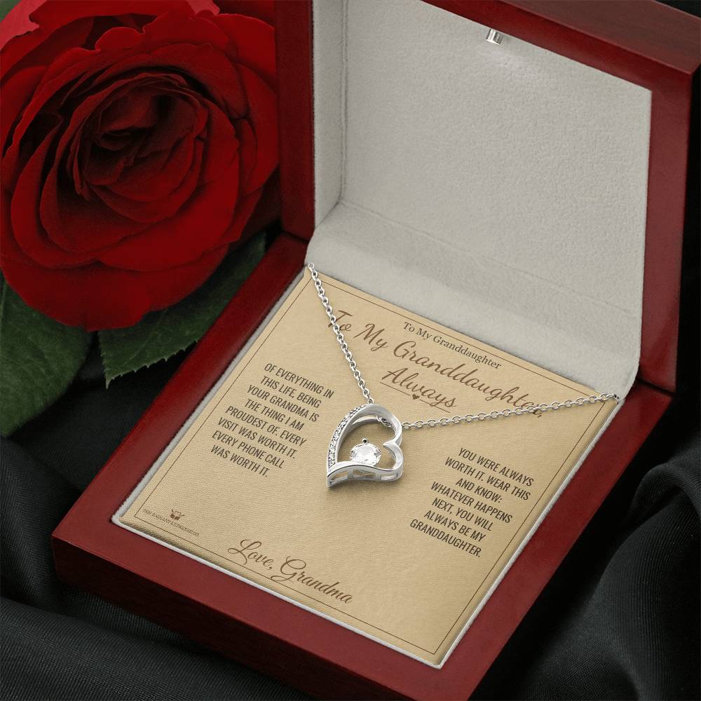 Sentimental granddaughter gift, not generic
