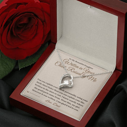 Personalized Forever Love Necklace for daughter