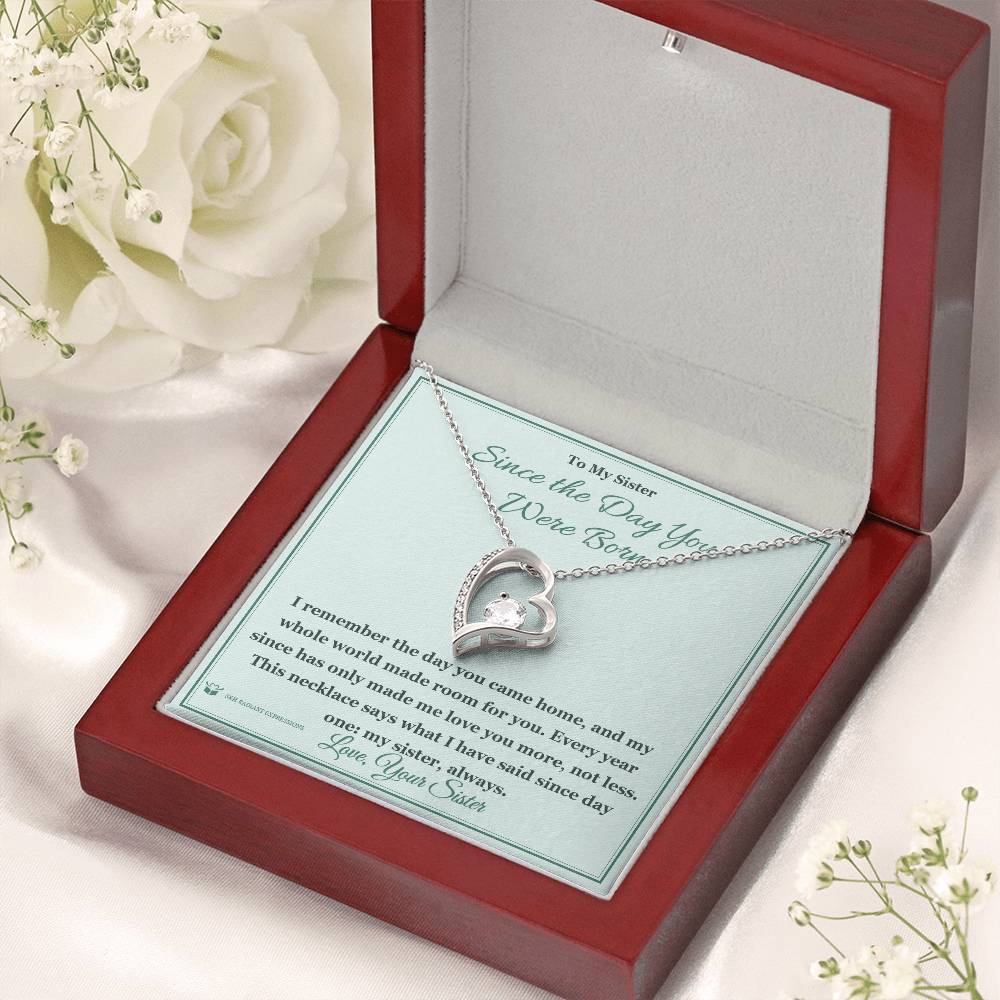 Personalized Forever Love Necklace for sister