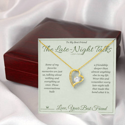 Best forever love necklace for best friend 2026