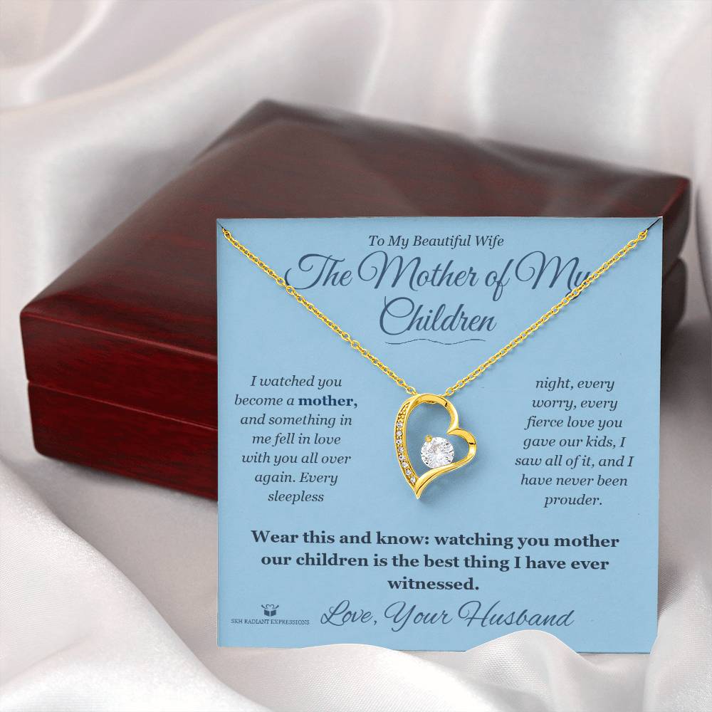 Add a name to this Forever Love Necklace - gift for wife