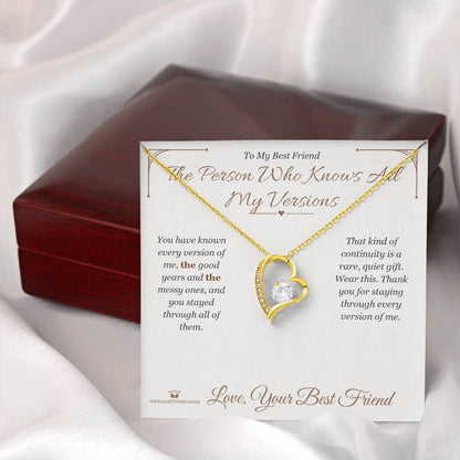 Best forever love necklace for best friend 2026