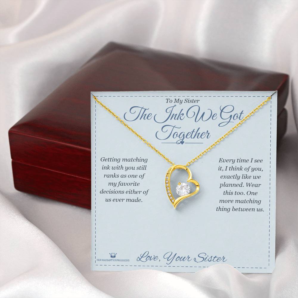 Add a name to this Forever Love Necklace - gift for sister