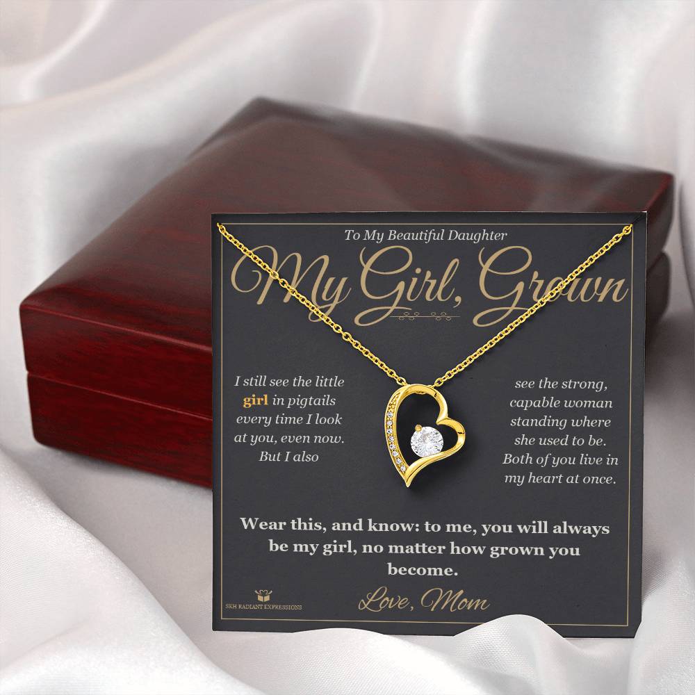 Add a name to this Forever Love Necklace - gift for daughter