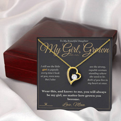 Add a name to this Forever Love Necklace - gift for daughter