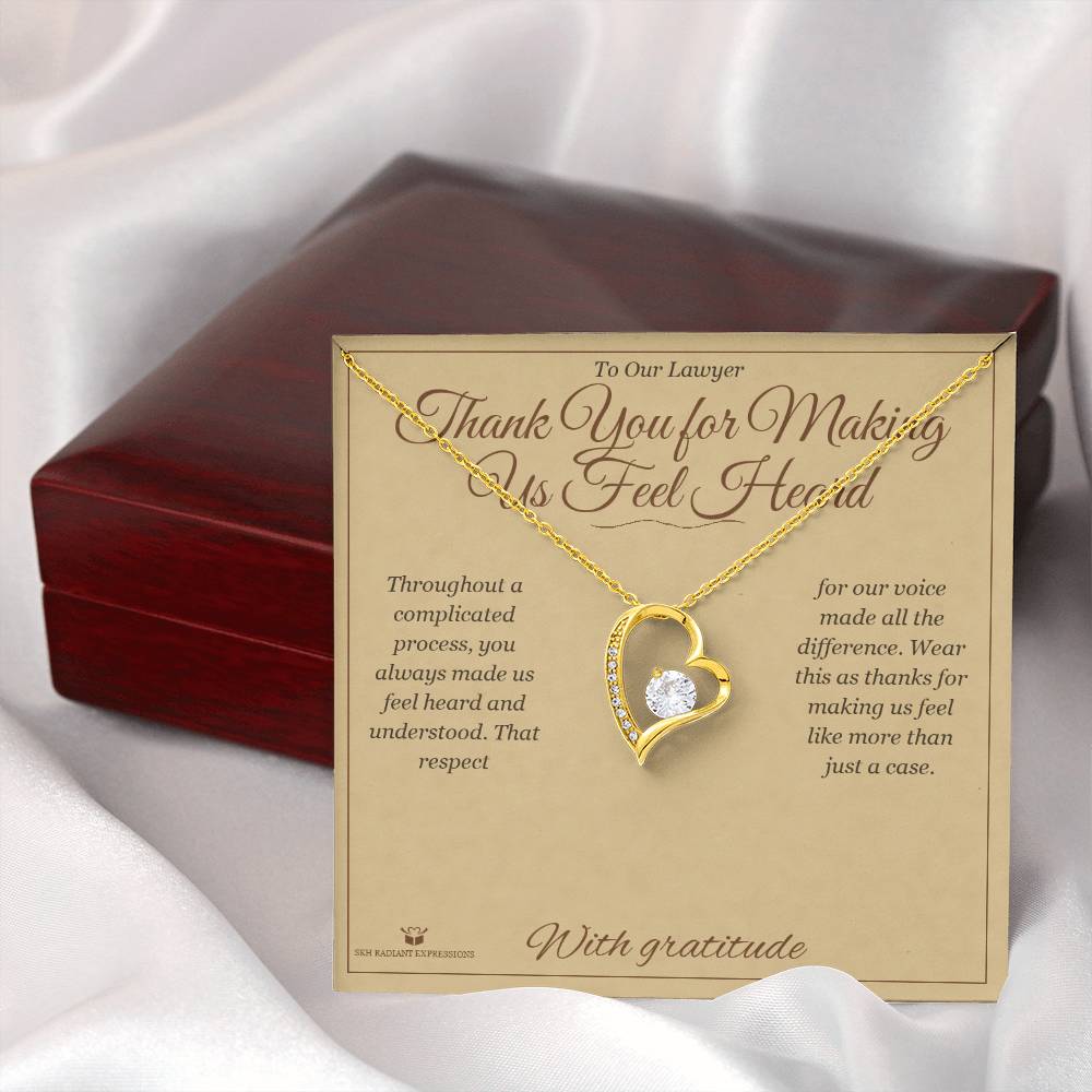 Best forever love necklace for lawyer 2026
