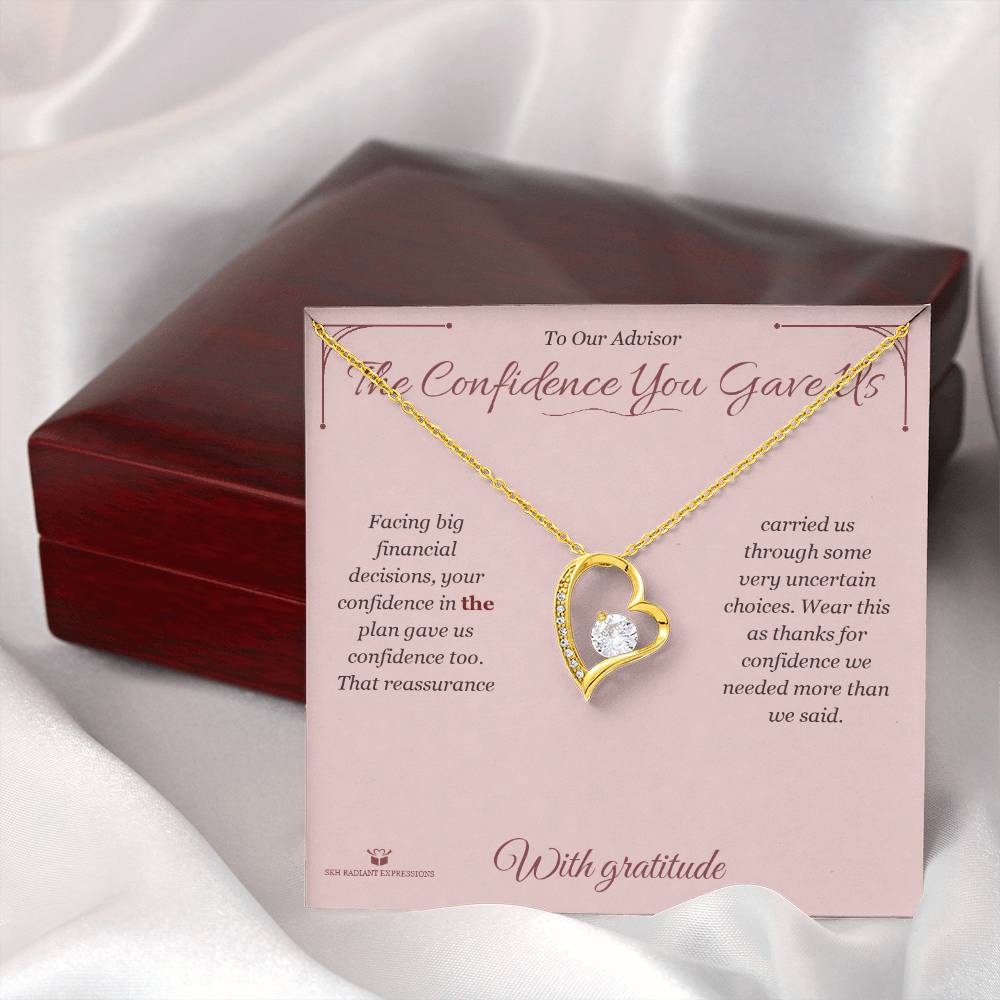 Best forever love necklace for advisor 2026