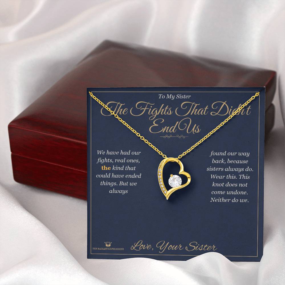 Add a name to this Forever Love Necklace - gift for sister