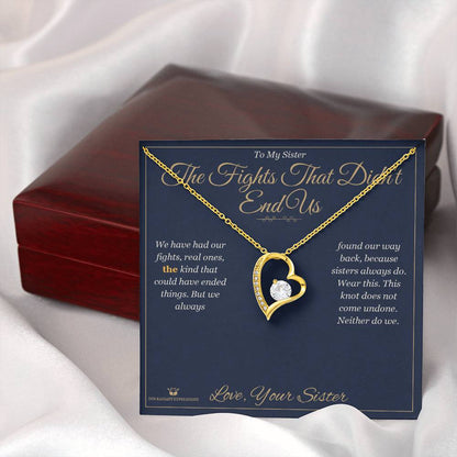 Add a name to this Forever Love Necklace - gift for sister