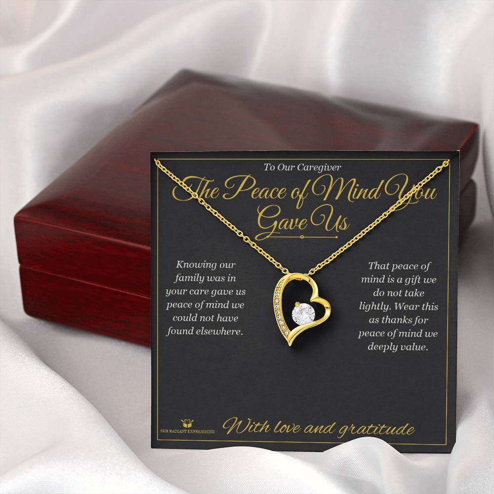 Best forever love necklace for caregiver 2026