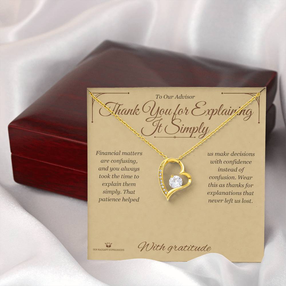 Best forever love necklace for advisor 2026