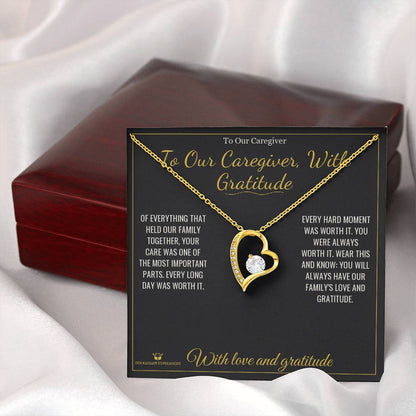 Best forever love necklace for caregiver 2026