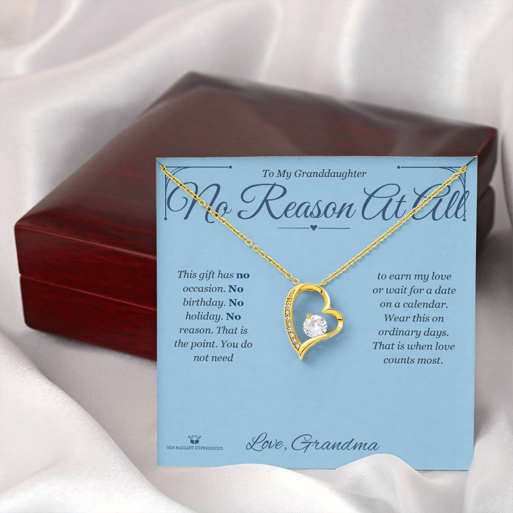 Add a name to this Forever Love Necklace - gift for granddaughter