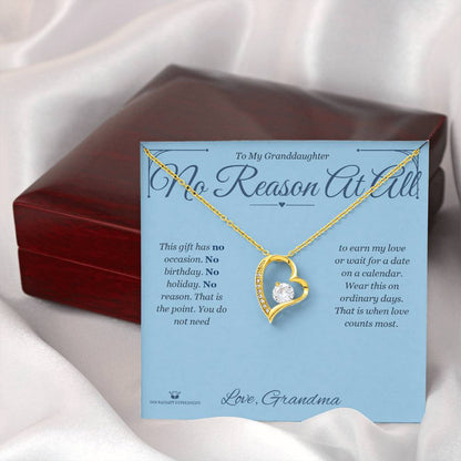 Add a name to this Forever Love Necklace - gift for granddaughter