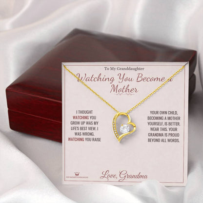 Add a name to this Forever Love Necklace - gift for granddaughter