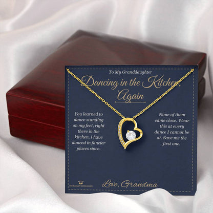 Add a name to this Forever Love Necklace - gift for granddaughter