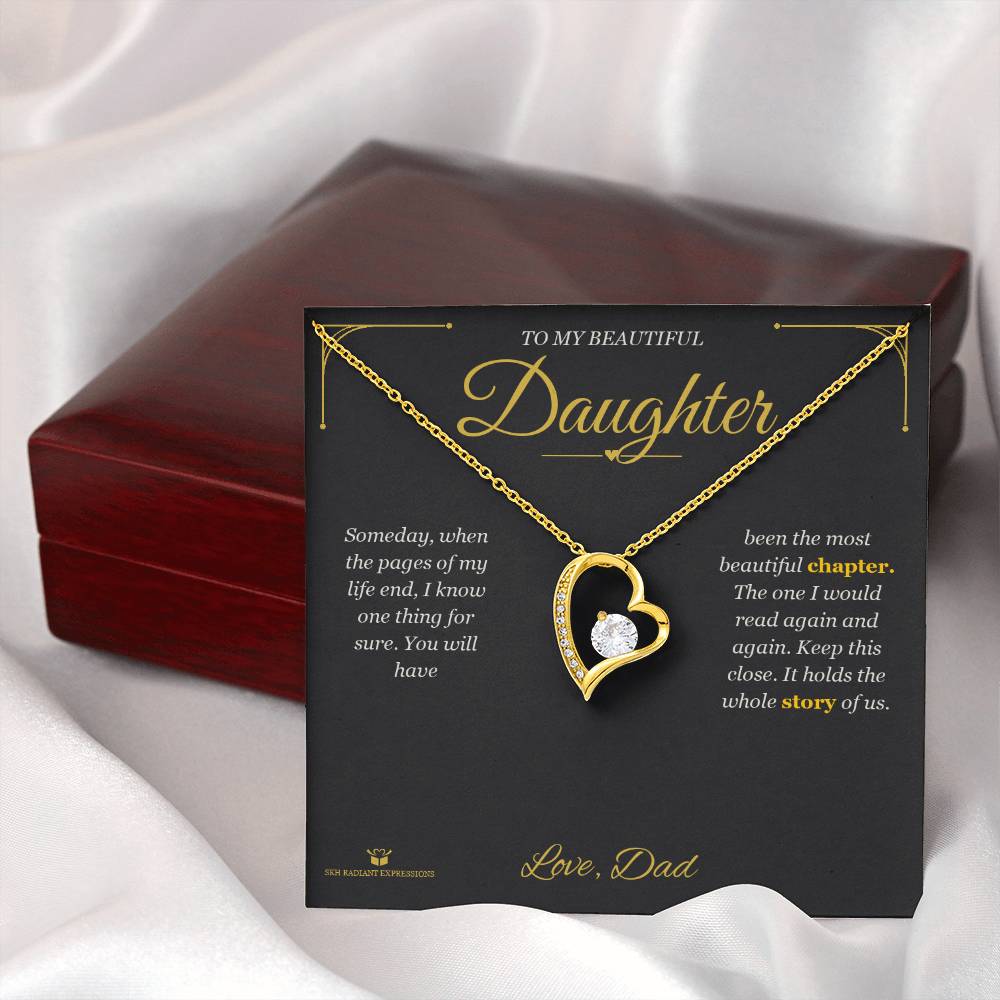 Add a name to this Forever Love Necklace - gift for daughter