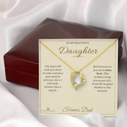 Add a name to this Forever Love Necklace - gift for daughter