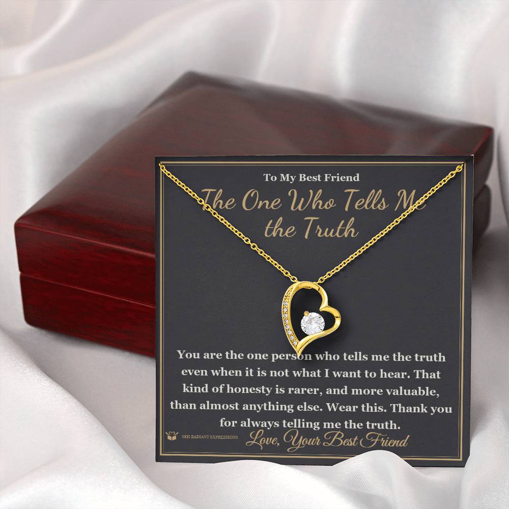 Custom name-personalized Forever Love Necklace gift for best friend