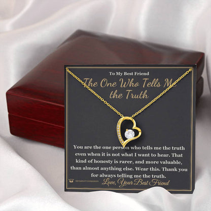 Custom name-personalized Forever Love Necklace gift for best friend