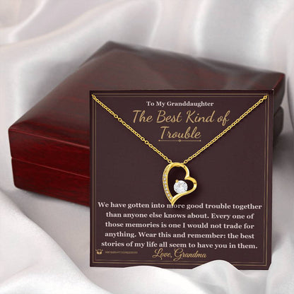 Sentimental granddaughter gift, not generic