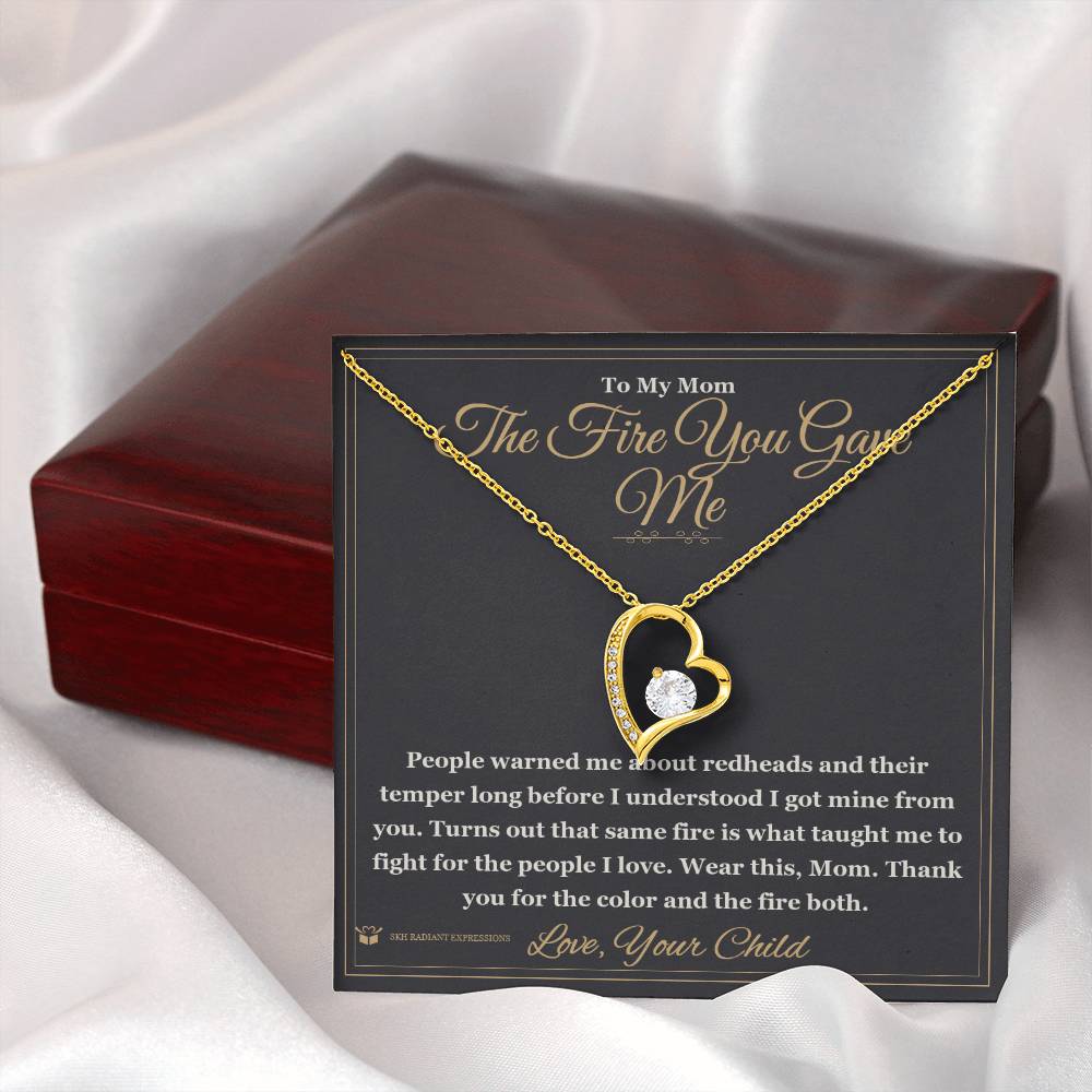 Custom name-personalized Forever Love Necklace gift for mom