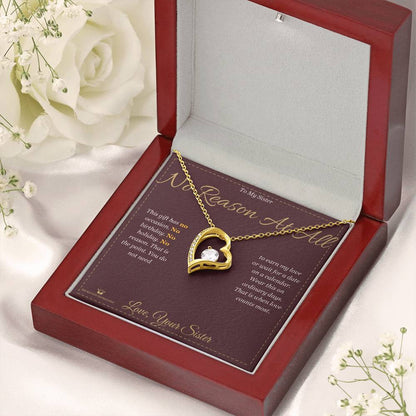 Add a name to this Forever Love Necklace - gift for sister