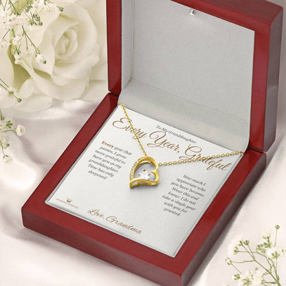 Add a name to this Forever Love Necklace - gift for granddaughter