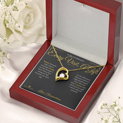 Add a name to this Forever Love Necklace - gift for granddaughter