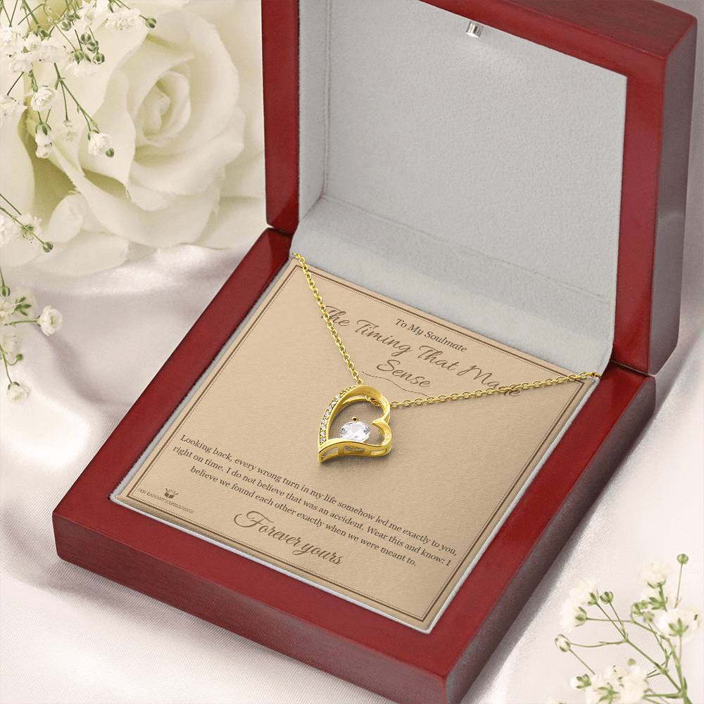 The Timing That Made Sense - Forever Love Necklace for Soulmate