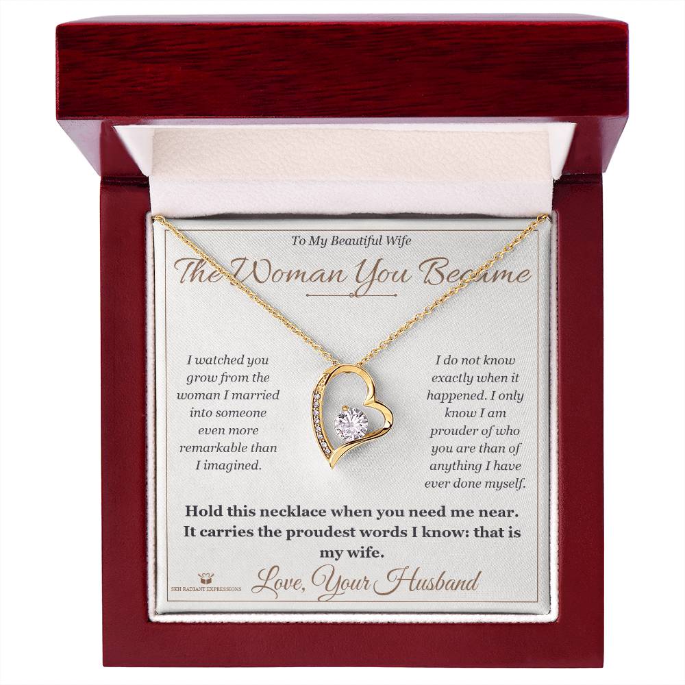 Add a name to this Forever Love Necklace - gift for wife